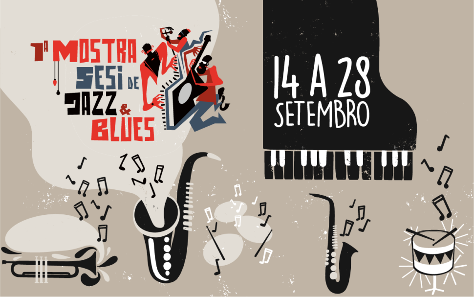 Primeira Mostra Sesi de Jazz e Blues acontece em setembro