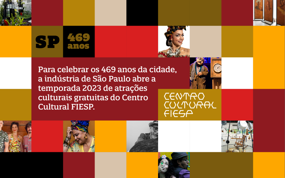 Centro Cultural Fiesp celebra aniversário de São Paulo com atrações especiais