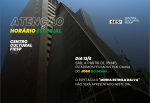Aviso sobre o horário de funcionamento