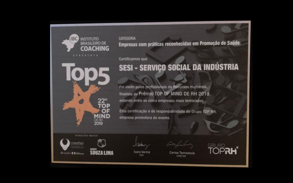 SESI: promovendo a saúde dos industriários 