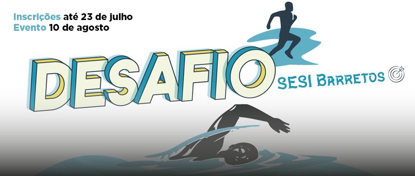 Participe do Desafio de Corrida e Natação do SESI Barretos