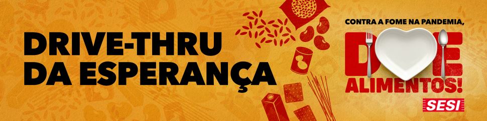 Escolas Sesi da região promovem ‘drive-thru da esperança’ para arrecadar alimentos