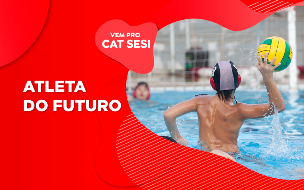 Programa Atleta do Futuro abre vagas remanescentes para turmas de futsal, polo aquático e vôlei