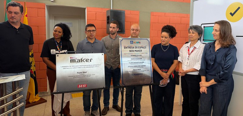 Olímpia recebe espaço SESI Maker por se destacar na alfabetização na idade certa