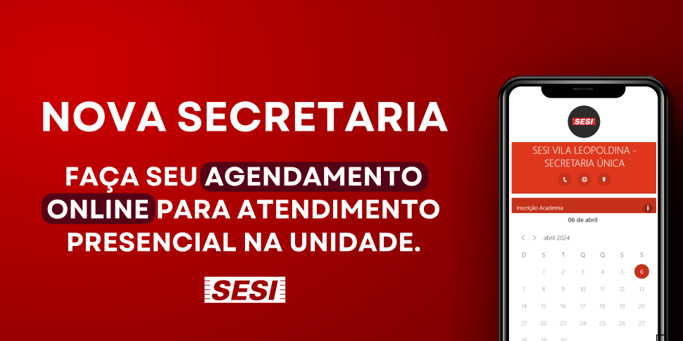 Faça seu agendamento online!