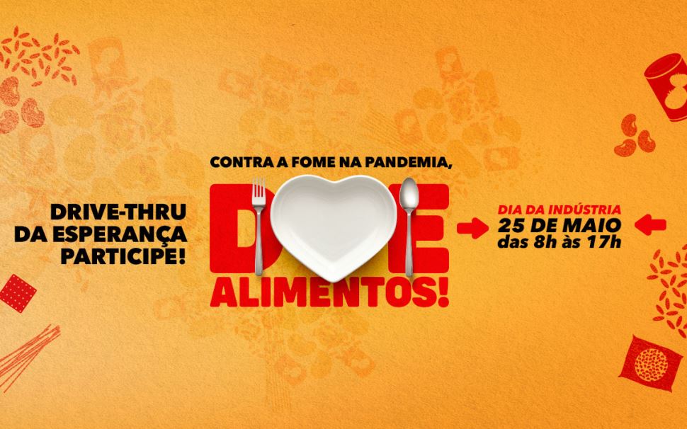 No Dia da Indústria, 25 de maio, 144 escolas do Sesi-SP realizam Drive-Thru da campanha Doe Alimentos