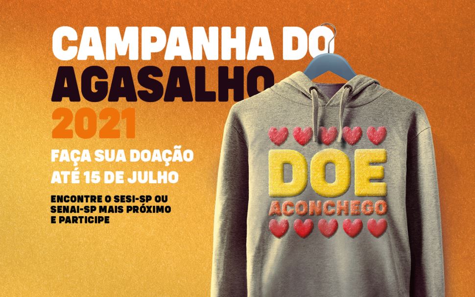 Sesi-SP e Senai-SP abrem a Campanha do Agasalho 2021  