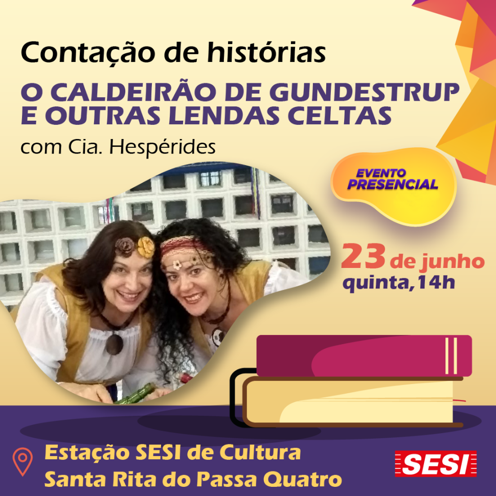 Estação SESI de Cultura oferece ao público espetáculo de contação de histórias nesta quinta-feira 