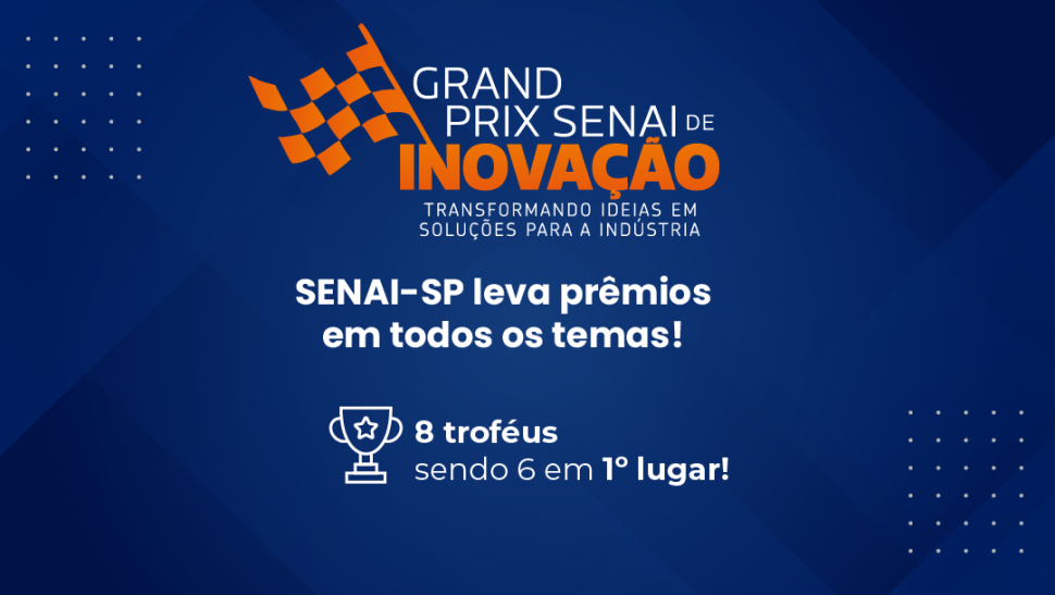 SENAI-SP leva prêmios em todos os temas do Grand Prix de Inovação 2022