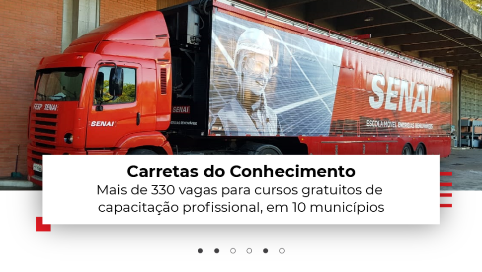 SENAI-SP e Fundação Grupo VW abrem inscrições para as Carretas do Conhecimento em São Paulo