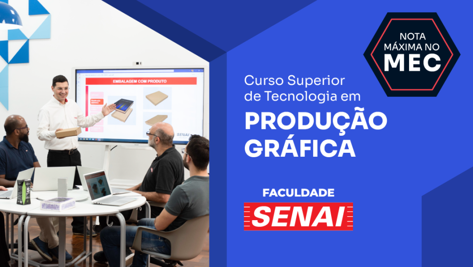 SENAI-SP conquista nota máxima em avaliação do MEC para curso superior de Tecnologia em Produção Gráfica  