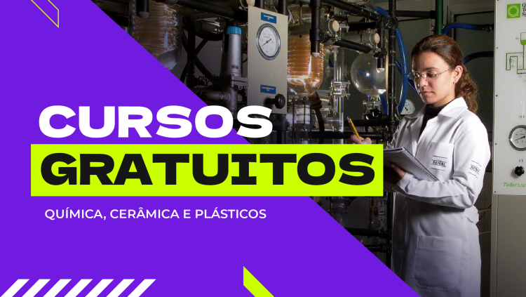 SENAI-SP - Conheça os cursos gratuitos na área de Química, Cerâmica e Plásticos