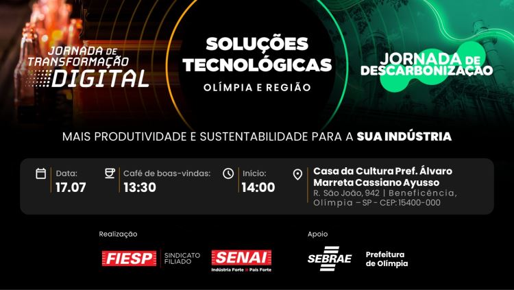 Evento Jornada de Transformação Digital - Olímpia