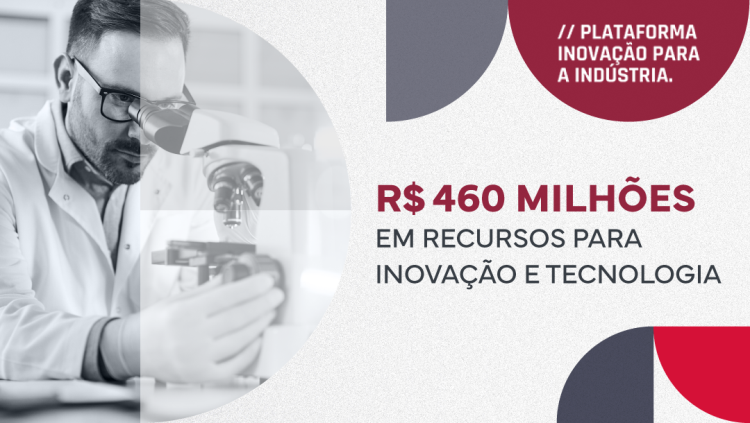 Plataforma do SENAI disponibiliza R$ 460 milhões em recursos para projetos de inovação