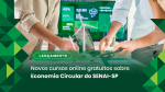 Lançamento: novos cursos online gratuitos sobre Economia Circular do SENAI-SP