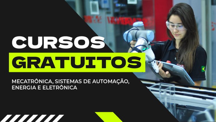 SENAI-SP - Conheça os cursos gratuitos na área de Mecatrônica, Sistemas de Automação, Energia e Eletrônica