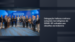 Delegação italiana conhece soluções tecnológicas do SENAI-SP voltadas aos desafios da indústria