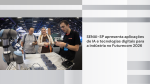 SENAI-SP apresenta aplicações de IA e tecnologias digitais para a indústria no Futurecom 2026 