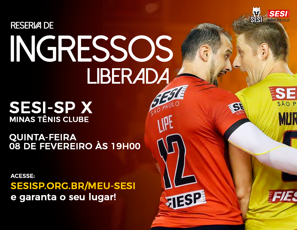 Superliga Masculina - SESI-SP x Minas Tênis Clube