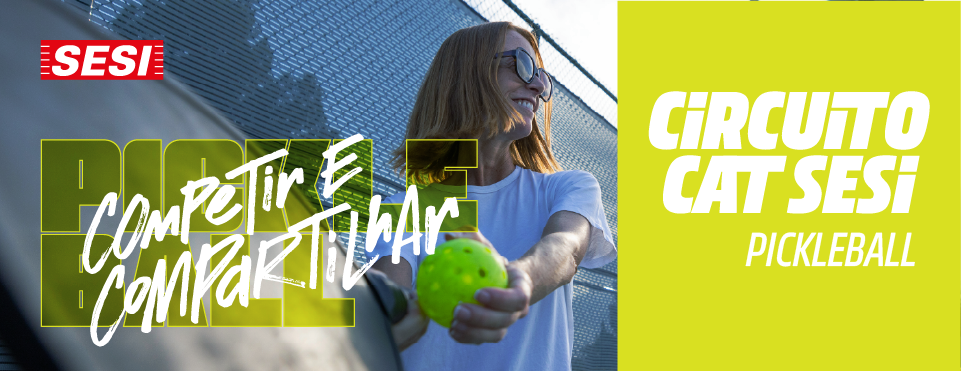 ‘Circuito CAT SESI: Pickleball’ abre inscrições em agosto