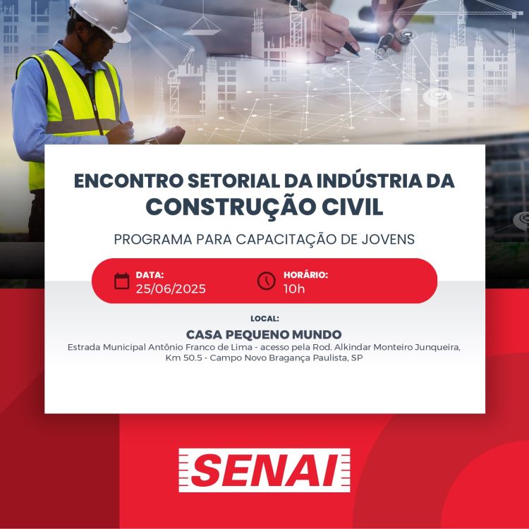 CONVITE: Encontro Setorial - Indústria da Construção Civil