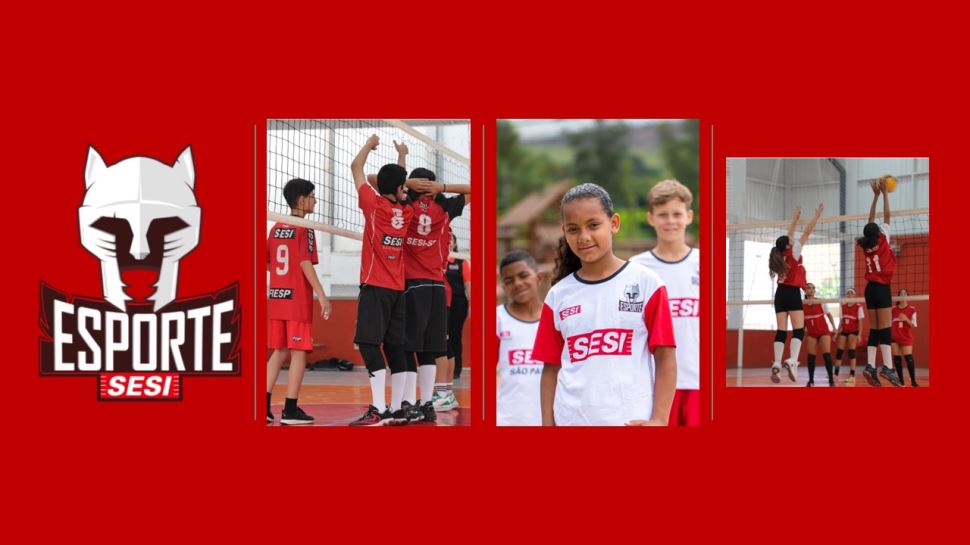 Sesi Mogi das Cruzes oferece vagas gratuitas para turmas esportivas