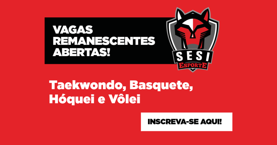 Última chance: SESI Suzano abre inscrições para vagas remanescentes no programa SESI Esporte