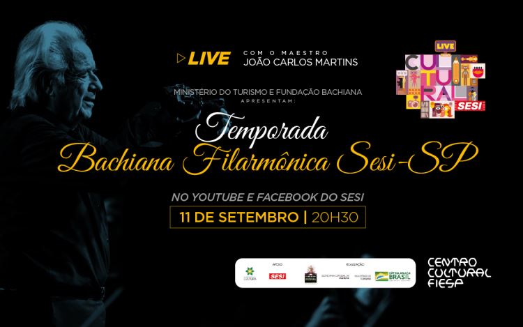 Bachiana Filarmônica Sesi-SP realiza live nesta sexta (11/9) com clássicos de Beethoven a Piazzolla