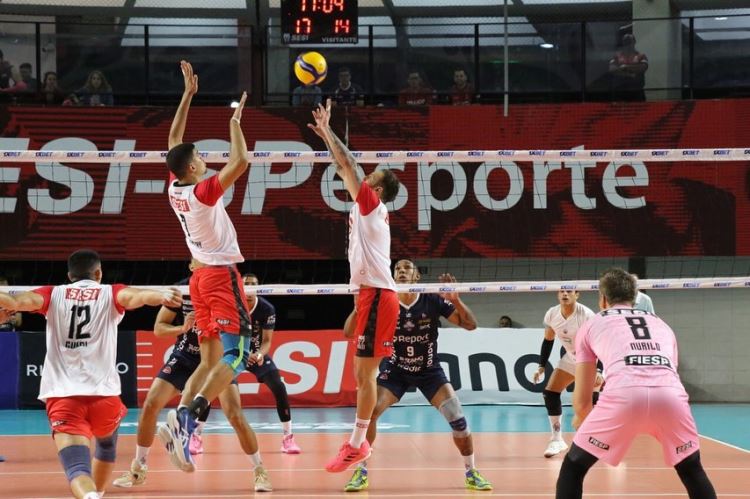 Sesi-SP estreia com vitória na Superliga masculina 2022/2023