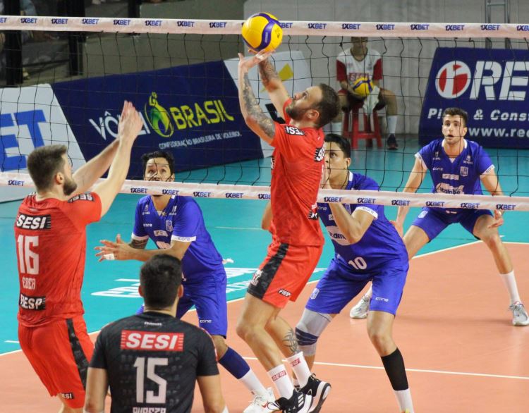 No tie break, Sesi-SP sai atrás na série de quartas de final da Superliga 2022/23