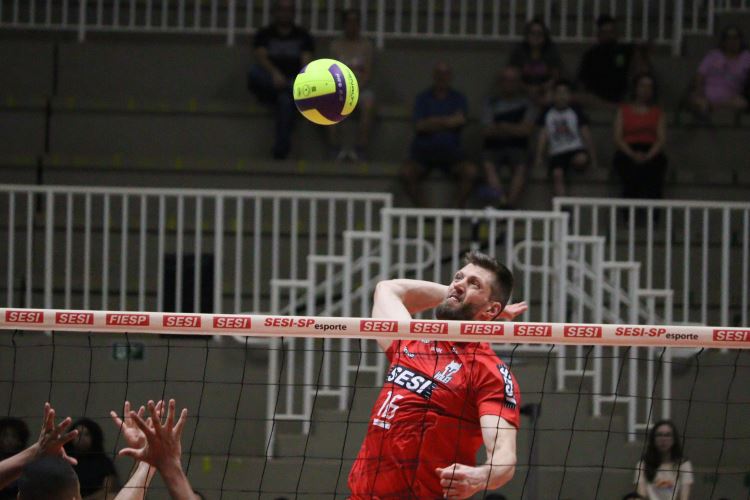 Sesi Vôlei inicia quartas de final do Paulista contra Climed/Atibaia 