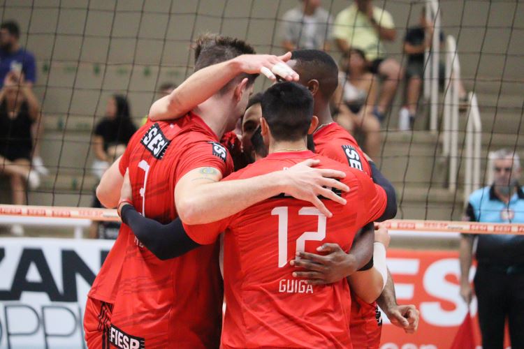 Sesi Vôlei vence Climed/Atibaia e está na semifinal do Paulista