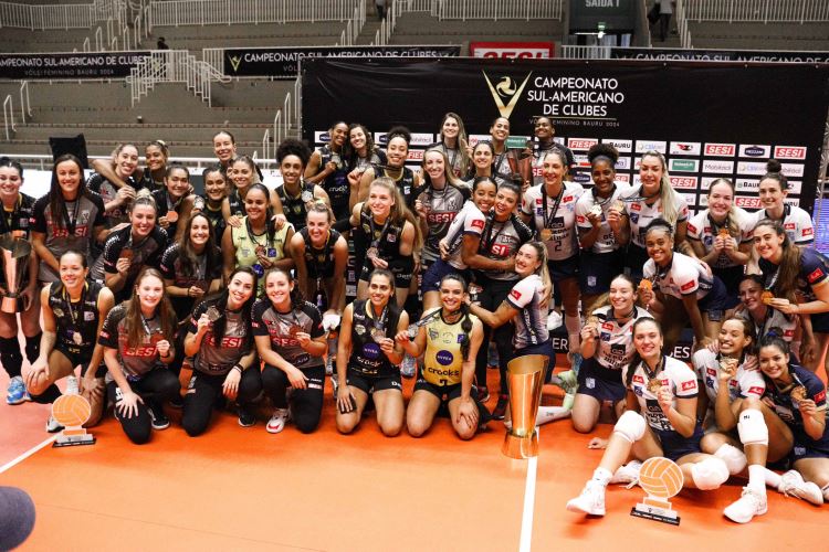 Dentil Praia Clube chegou em sua sexta final de Sul-Americano consecutiva
