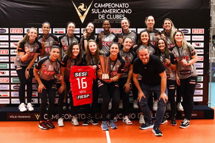 Dentil Praia Clube chegou em sua sexta final de Sul-Americano consecutiva