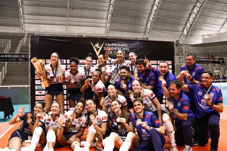Dentil Praia Clube chegou em sua sexta final de Sul-Americano consecutiva
