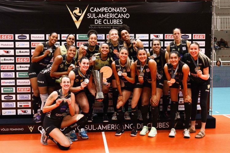 Dentil Praia Clube chegou em sua sexta final de Sul-Americano consecutiva