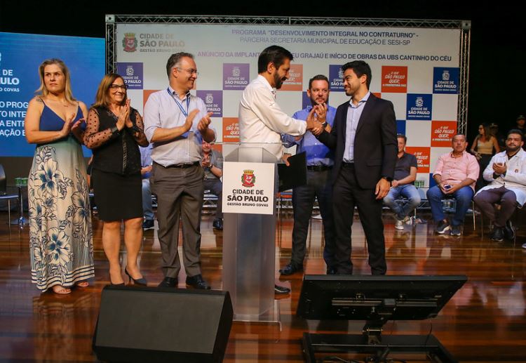 Sesi-SP e Prefeitura de São Paulo assinam parceria para o Programa Desenvolvimento Integral no Contraturno nos CEUs 