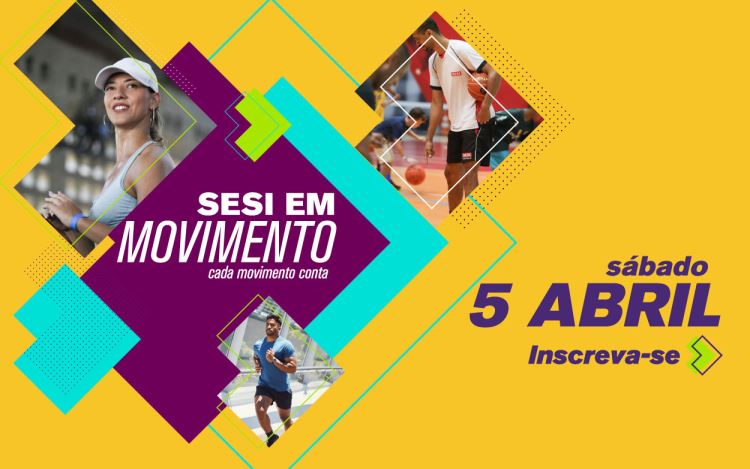 Venha sair da rotina e mexer o corpo para celebrar o Dia Mundial da Atividade Física
